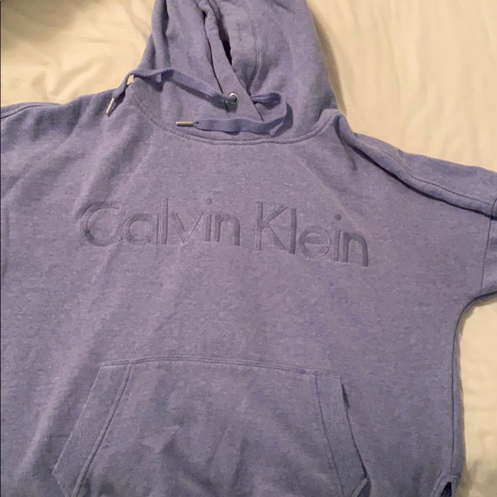 Purple Calvin Klein hoodie